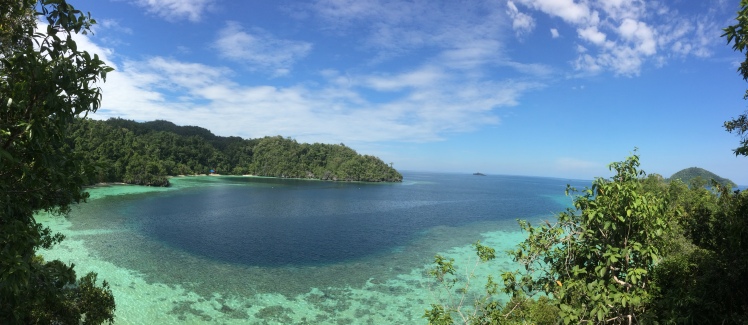 Teluk Cinta, Salah satu spot menarik di Pulau Labengki ( foto: dokumentasi pribadi)
